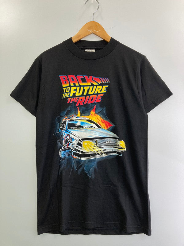 【中古品】【メンズ】 TULTEX タルテックス UNIVERSAL STUDIOS BACK TO THE FUTURE THE RIDE TEE ショートスリーブ 146-250615-AS-7-min サイズ：S カラー：ブラック 万代Net店