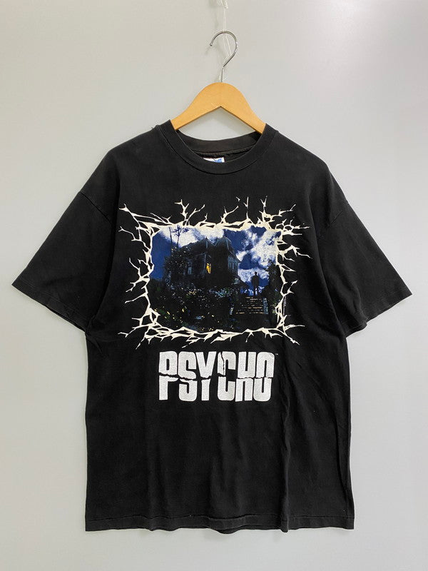 【中古品】【メンズ】  PSYCHO 90's HORROR MOVIE TEE サイコ ムービーTシャツ 半袖Tシャツ トップス 146-250613-yn-17-min サイズ：L カラー：ブラック 万代Net店