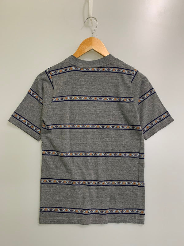 【中古品】【メンズ】 JANTZEN ジャンセン 70-80S BORDER PATTERN TEE Tシャツ トップス 146-250710-ks-127-min サイズ：S カラー：グレー 万代Net店