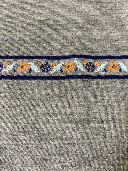 【中古品】【メンズ】 JANTZEN ジャンセン 70-80S BORDER PATTERN TEE Tシャツ トップス 146-250710-ks-127-min サイズ：S カラー：グレー 万代Net店