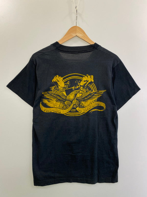 【中古品】【メンズ】 ANNUAL ALBUQUERQUE TOY RUN 80S WING TEE Tシャツ トップス 146-250710-ks-24-min サイズ：M カラー：ブラック 万代Net店