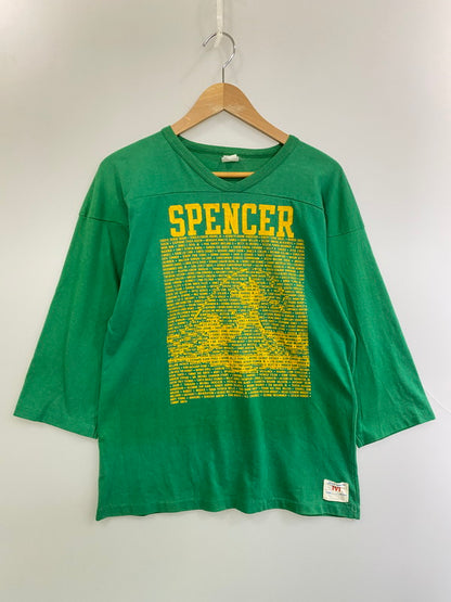 【現状渡し品】【メンズ】 ARTEX アルテックス 70-80S FOOTBALL SHIRT フットボールシャツ 146-250710-ks-25-min サイズ：M カラー：グリーン 万代Net店