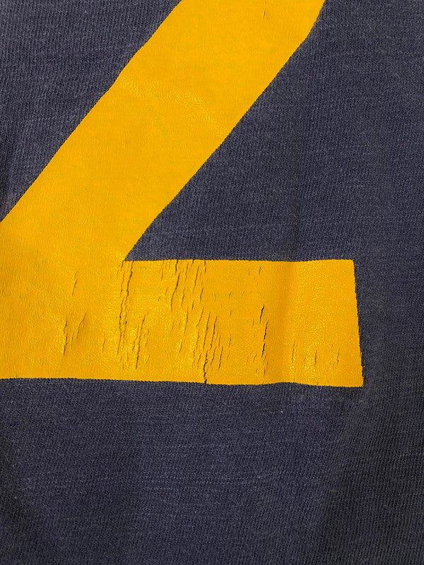 【現状渡し品】【メンズ】 Champion チャンピオン 70's NORTRE DAME FOOTBALL SHIRT 70年代 フットボールシャツ 半袖Tシャツ トップス 146-250613-yn-16-min サイズ：M カラー：ネイビー 万代Net店