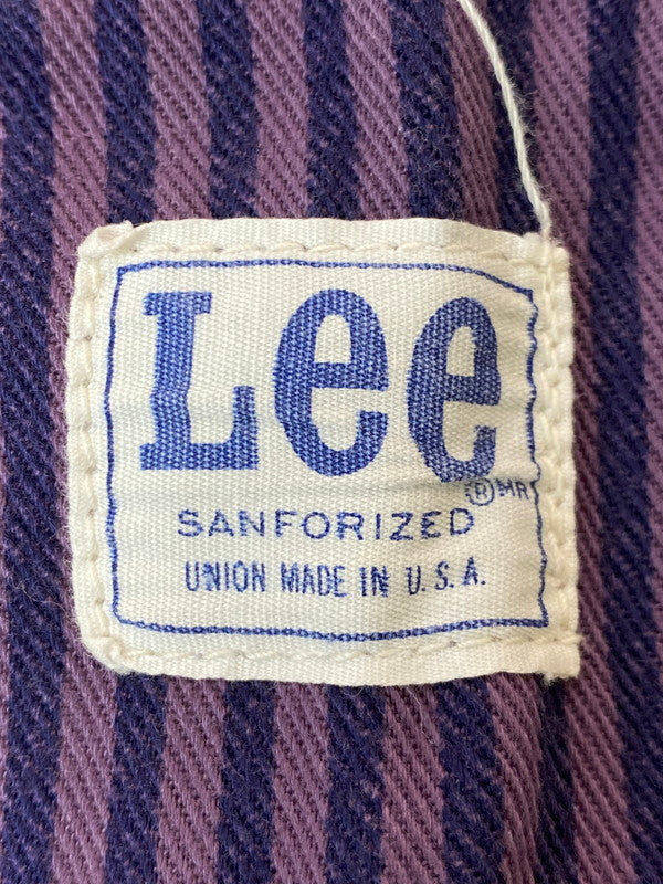 【中古品】【メンズ】 LEE リー 60S HICKORY OVERALL PURPLE 60年代 オーバーオール ヒッコリー メンズ ツナギ オールインワン 157-250616-em-32-min カラー：パープル（ストライプ） 万代Net店