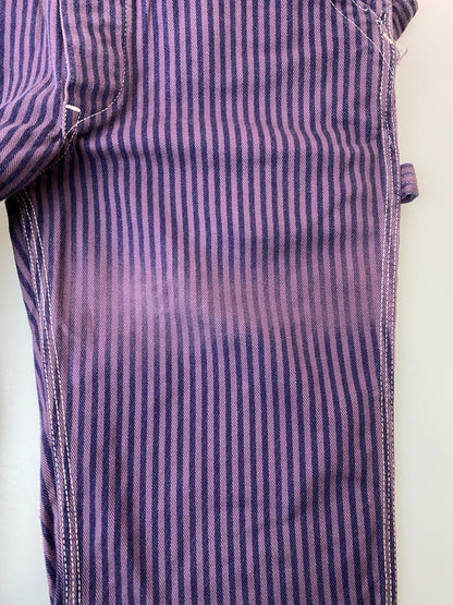 【中古品】【メンズ】 LEE リー 60S HICKORY OVERALL PURPLE 60年代 オーバーオール ヒッコリー メンズ ツナギ オールインワン 157-250616-em-32-min カラー：パープル（ストライプ） 万代Net店