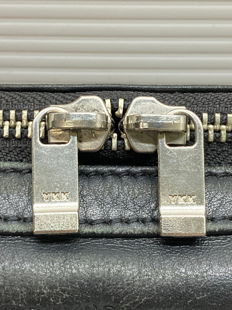 【中古品】 B:MING LIFE STORE BY BEAMS ビーミング ライフストア バイ ビームス LEATHER BRIEF CASE レザー ブリーフケース 188-250621-cn-4-min カラー：ブラック 万代Net店