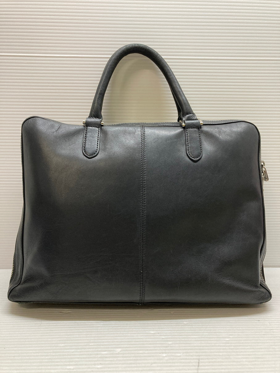 【中古品】 B:MING LIFE STORE BY BEAMS ビーミング ライフストア バイ ビームス LEATHER BRIEF CASE レザー ブリーフケース 188-250621-cn-4-min カラー：ブラック 万代Net店