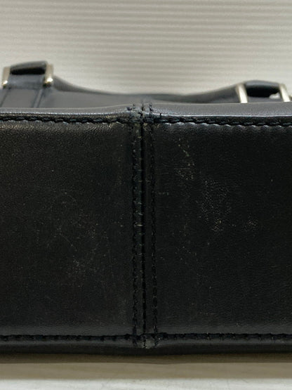 【中古品】 B:MING LIFE STORE BY BEAMS ビーミング ライフストア バイ ビームス LEATHER BRIEF CASE レザー ブリーフケース 188-250621-cn-4-min カラー：ブラック 万代Net店