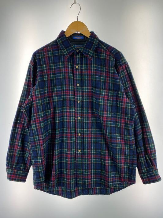 【中古品】【メンズ】 PENDLETON ペンドルトン WOOL CHECK SHIRT ウールチェックシャツ ロングスリーブ 146-250713-AS-5-min サイズ：L カラー：マルチカラー 万代Net店