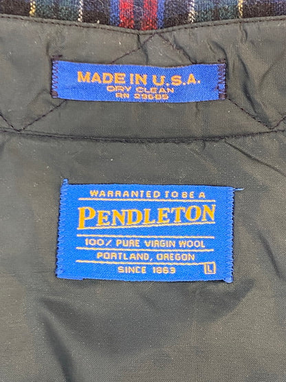 【中古品】【メンズ】 PENDLETON ペンドルトン WOOL CHECK SHIRT ウールチェックシャツ ロングスリーブ 146-250713-AS-5-min サイズ：L カラー：マルチカラー 万代Net店