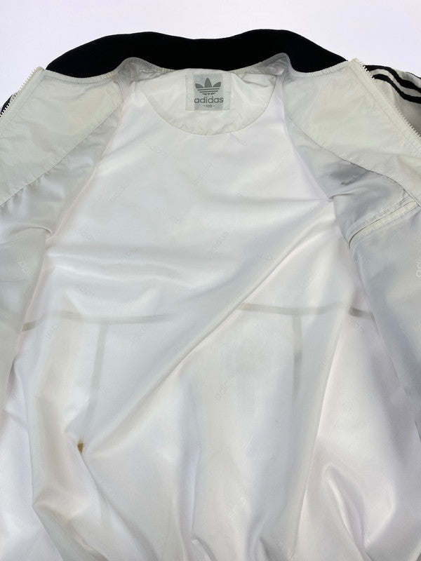 【中古品】【メンズ】 ADIDAS アディダス 銀タグ ジップアップ ナイロンジャケット アウター 146-250724-cn-1-min サイズ：105 カラー：ホワイト系 万代Net店