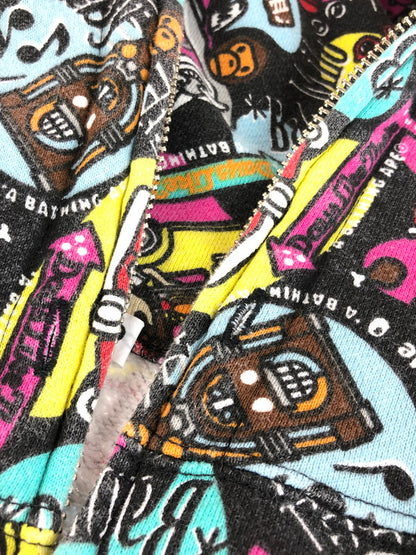 【中古品】【メンズ】 A BATHING APE アベイシングエイプ All-OVER PATTERN FULL ZIP HOODIE 総柄 フルジップ フーディー パーカー トップス 142-251028-rt-18-tag サイズ：M カラー：マルチカラー 万代Net店