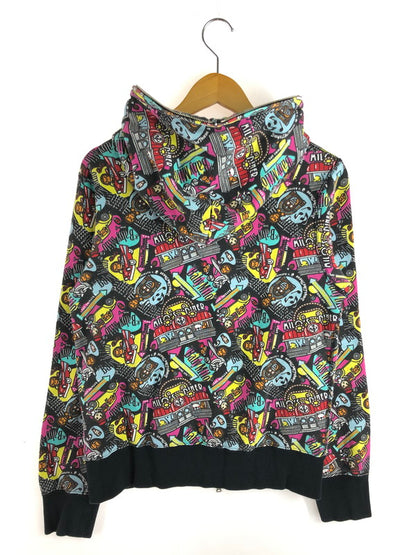 【中古品】【メンズ】 A BATHING APE アベイシングエイプ All-OVER PATTERN FULL ZIP HOODIE 総柄 フルジップ フーディー パーカー トップス 142-251028-rt-18-tag サイズ：M カラー：マルチカラー 万代Net店