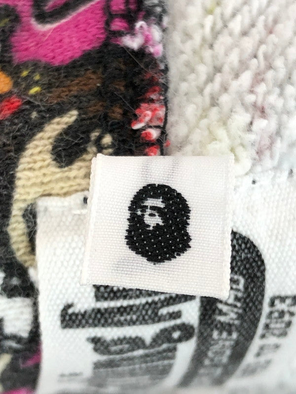 【中古品】【メンズ】 A BATHING APE アベイシングエイプ All-OVER PATTERN FULL ZIP HOODIE 総柄 フルジップ フーディー パーカー トップス 142-251028-rt-18-tag サイズ：M カラー：マルチカラー 万代Net店