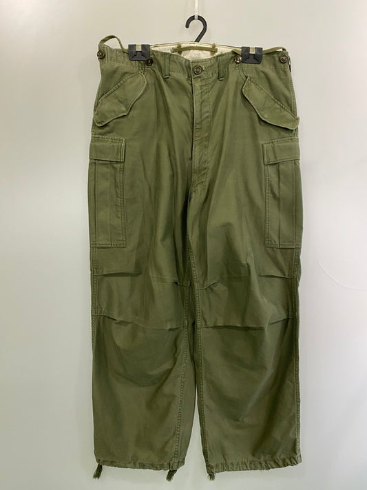【現状渡し品】【メンズ】 U.S.ARMY ユーエスアーミー 50S MIL-T-2060A CONMARジップ M-1951 FIELD PANTS 50年代 フィールド パンツ メンズ ボトムス 157-250620-em-20-min サイズ：L カラー：カーキ 万代Net店