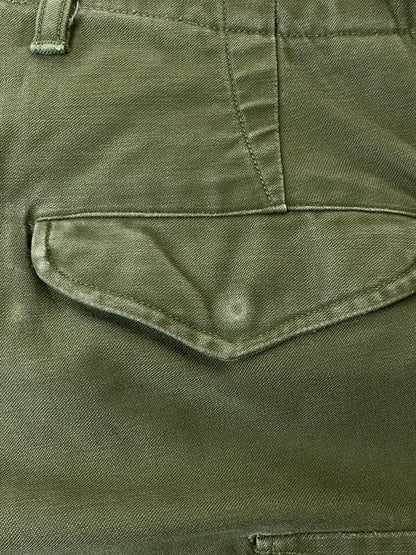 【現状渡し品】【メンズ】 U.S.ARMY ユーエスアーミー 50S MIL-T-2060A CONMARジップ M-1951 FIELD PANTS 50年代 フィールド パンツ メンズ ボトムス 157-250620-em-20-min サイズ：L カラー：カーキ 万代Net店