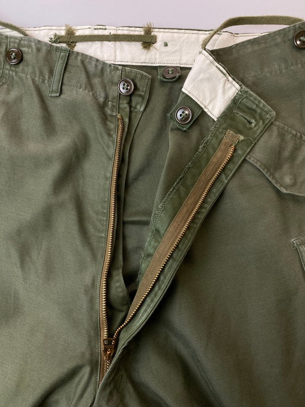 【現状渡し品】【メンズ】 U.S.ARMY ユーエスアーミー 50S MIL-T-2060A CONMARジップ M-1951 FIELD PANTS 50年代 フィールド パンツ メンズ ボトムス 157-250620-em-20-min サイズ：L カラー：カーキ 万代Net店