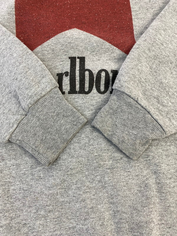 【現状渡し品】【メンズ】 AS SPORTS エーエススポーツ MARLBORO LS SWEAT SHIRT スウェット トレーナー 146-250713-AS-16-min カラー：グレー 万代Net店