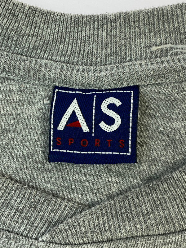 【現状渡し品】【メンズ】 AS SPORTS エーエススポーツ MARLBORO LS SWEAT SHIRT スウェット トレーナー 146-250713-AS-16-min カラー：グレー 万代Net店