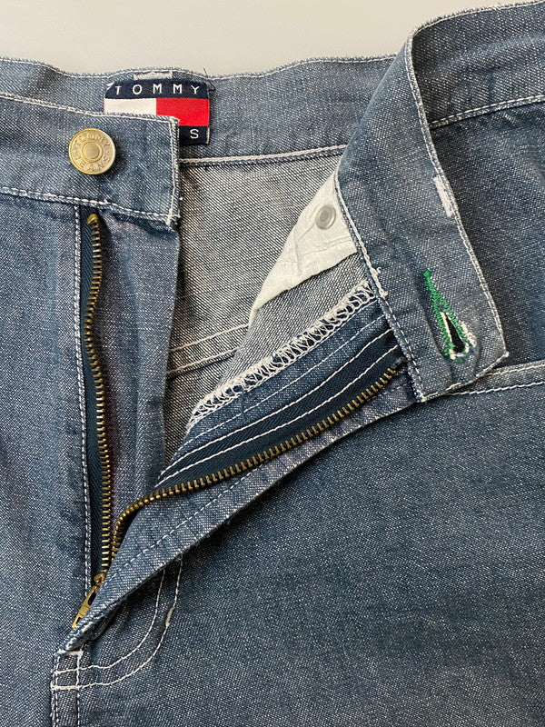【現状渡し品】【メンズ】 TOMMY HILFIGER JEANS トミーヒルフィガージーンズ ペインターショーツ ボトムス 157-250719-ks-39-min サイズ：30 カラー：インディゴ 万代Net店