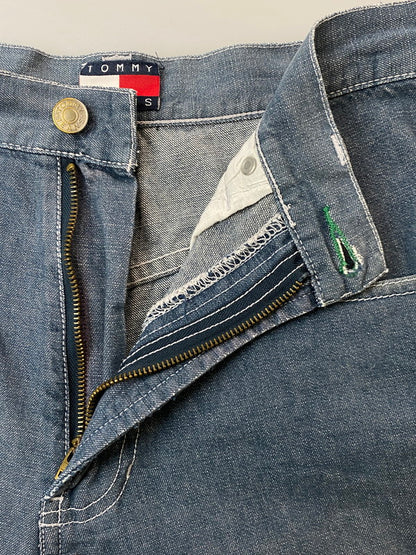【現状渡し品】【メンズ】 TOMMY HILFIGER JEANS トミーヒルフィガージーンズ ペインターショーツ ボトムス 157-250719-ks-39-min サイズ：30 カラー：インディゴ 万代Net店