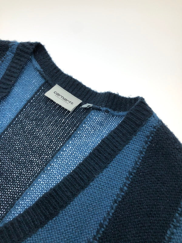 【中古品】【メンズ】 Carhartt カーハート WIP ワークインプログレス MANFORD CARDIGAN 5678.232POA0019.0730 マンフォードカーディガン ライトアウター 142-251028-rt-02-tag サイズ：M カラー：ブルー 万代Net店