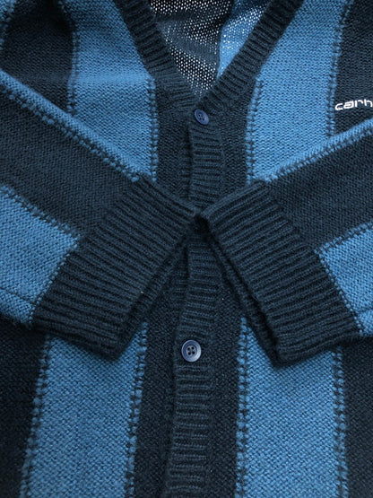 【中古品】【メンズ】 Carhartt カーハート WIP ワークインプログレス MANFORD CARDIGAN 5678.232POA0019.0730 マンフォードカーディガン ライトアウター 142-251028-rt-02-tag サイズ：M カラー：ブルー 万代Net店