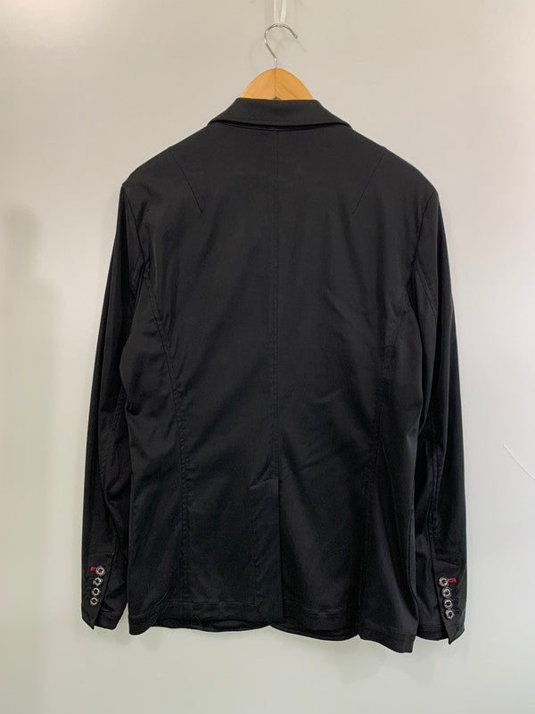 【現状渡し品】【メンズ】 1 PIU 1 UGUALE 3 ウノピュウノウグァーレトレ NYLON DOUBLE TAILORED JACKET ナイロン ダブル テーラード ジャケット MRB187 141-260703-hu-24-min サイズ：V カラー：ブラック 万代Net店