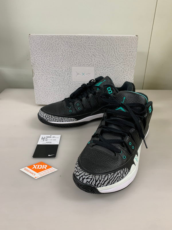 【中古品】【メンズ】 NIKE×ATMOS ナイキ アトモス ZOOM VAPOR TOUR AJ3 ELEPHANT SAFARI ズーム ヴェイパー ツアー AJ3 エレ ファント サファリ 709998-031 スニーカー 160-260709-hu-08-min サイズ：29cm US11 カラー：BLACK/CLEAR JADE WHITE 万代Net店