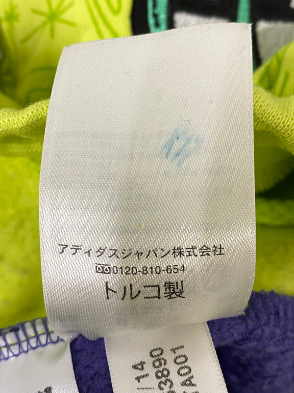 【中古品】【メンズ】 ADIDAS アディダス × JEREMY SCOTT ジェレミースコット スウェットパンツ ボトムス 159-260807-jt-21-min サイズ：XS カラー：パープル/イエロー 万代Net店