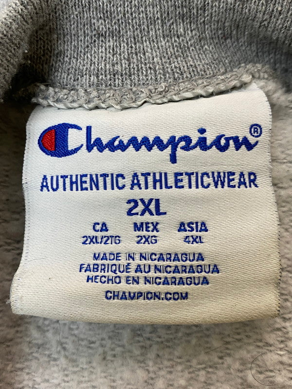 【中古品】【メンズ】 Champion チャンピオン UNIVERSITY OF DENVER PRINT REVERSEWEAVE SWEAT スウェット トップス 146-250623-ks-30-min サイズ：2XL カラー：グレー 万代Net店