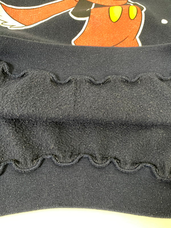 【中古品】【メンズ】 MICKEY UNLIMITED ミッキーアンリミテッド 90S MICKEY PRINT CREW SWEAT スウェット 146-250731-AS-46-min サイズ：XL カラー：ネイビー 万代Net店