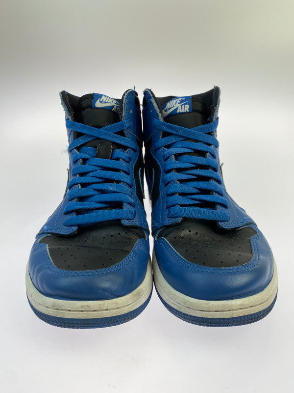【中古品】【メンズ】 NIKE ナイキ 555088-404 AIR JORDAN 1 RETRO HIGH OG 靴 シューズ スニーカー SNEAKERS 160-250623-ks-39-min サイズ：26cm カラー：ブラック/ブルー 万代Net店