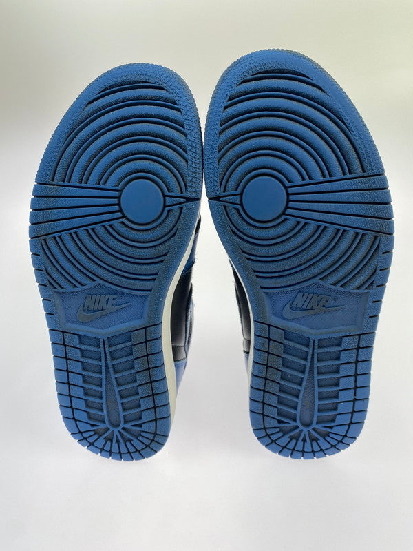 【中古品】【メンズ】 NIKE ナイキ 555088-404 AIR JORDAN 1 RETRO HIGH OG 靴 シューズ スニーカー SNEAKERS 160-250623-ks-39-min サイズ：26cm カラー：ブラック/ブルー 万代Net店