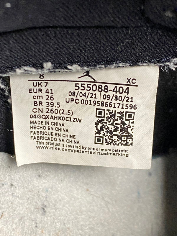 【中古品】【メンズ】 NIKE ナイキ 555088-404 AIR JORDAN 1 RETRO HIGH OG 靴 シューズ スニーカー SNEAKERS 160-250623-ks-39-min サイズ：26cm カラー：ブラック/ブルー 万代Net店