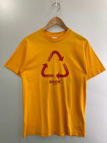 【現状渡し品】【メンズ】 TOWER RECORDS タワーレコード 2008 ROCK'N ROLL BAZAAR TEE Tシャツ トップス 146-250710-ks-111-min サイズ：S カラー：イエロー 万代Net店