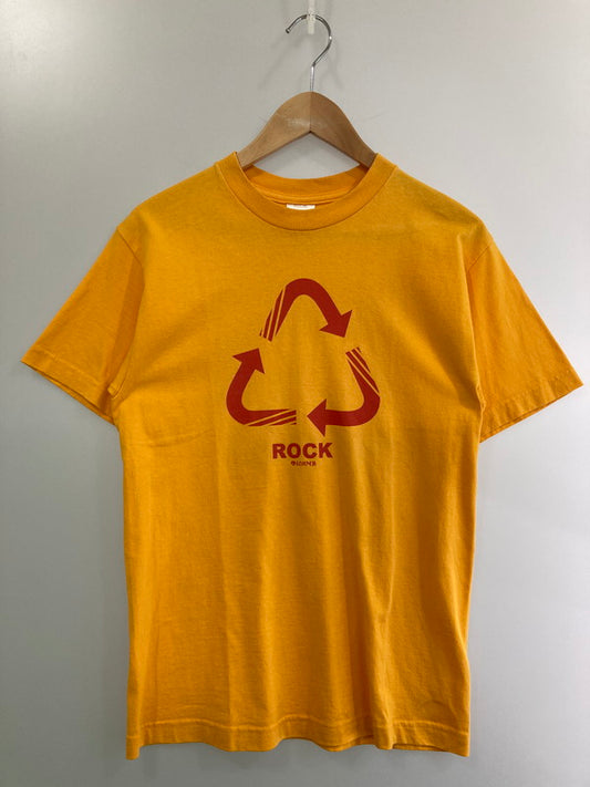 【現状渡し品】【メンズ】 TOWER RECORDS タワーレコード 2008 ROCK'N ROLL BAZAAR TEE Tシャツ トップス 146-250710-ks-111-min サイズ：S カラー：イエロー 万代Net店