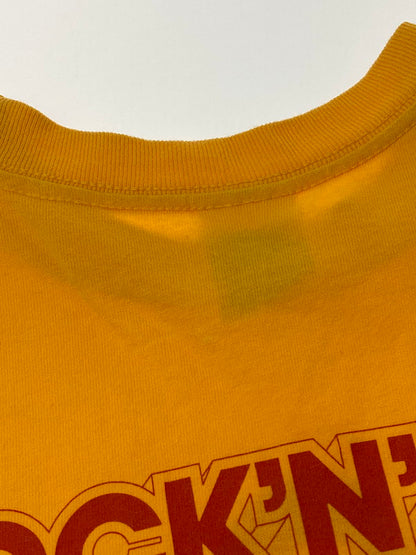 【現状渡し品】【メンズ】 TOWER RECORDS タワーレコード 2008 ROCK'N ROLL BAZAAR TEE Tシャツ トップス 146-250710-ks-111-min サイズ：S カラー：イエロー 万代Net店