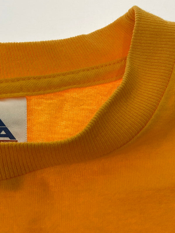 【現状渡し品】【メンズ】 TOWER RECORDS タワーレコード 2008 ROCK'N ROLL BAZAAR TEE Tシャツ トップス 146-250710-ks-111-min サイズ：S カラー：イエロー 万代Net店