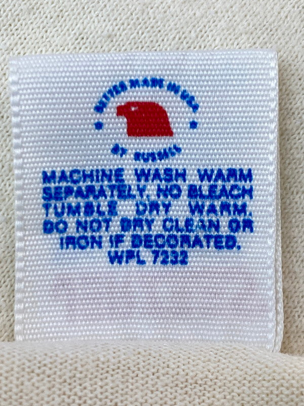 【中古品】【メンズ】 HARLEQUIN NATURE GRAPHICS 80S ANIMAL PRINT ELEPHANT TEE Tシャツ トップス 146-250710-ks-31-min サイズ：M カラー：ベージュ 万代Net店