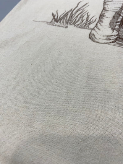 【中古品】【メンズ】 HARLEQUIN NATURE GRAPHICS 80S ANIMAL PRINT ELEPHANT TEE Tシャツ トップス 146-250710-ks-31-min サイズ：M カラー：ベージュ 万代Net店