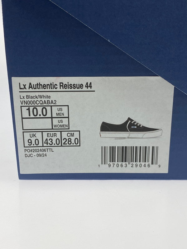 【現状渡し品】【メンズ】 VANS バンズ VN000CQABA2 AUTHENTIC REISSUE 44 靴 シューズ スニーカー SNEAKERS 163-250623-ks-47-min サイズ：28cm カラー：ブラック/ホワイト 万代Net店