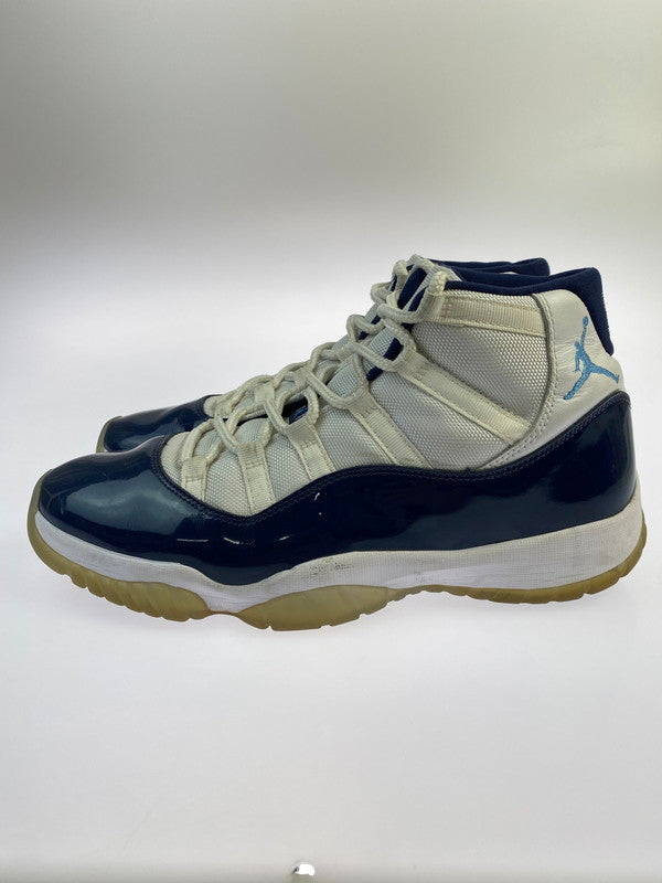 【中古品】【メンズ】 NIKE ナイキ 378037-123 AIR JORDAN 11 RETRO 靴 シューズ スニーカー SNEAKERS 160-250623-ks-38-min サイズ：29cm カラー：ネイビー/ホワイト 万代Net店