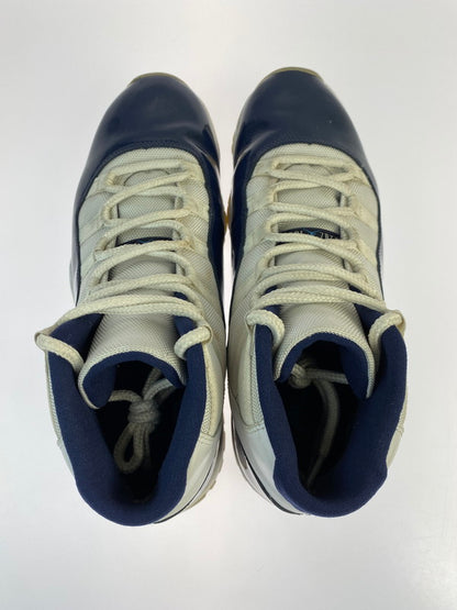 【中古品】【メンズ】 NIKE ナイキ 378037-123 AIR JORDAN 11 RETRO 靴 シューズ スニーカー SNEAKERS 160-250623-ks-38-min サイズ：29cm カラー：ネイビー/ホワイト 万代Net店