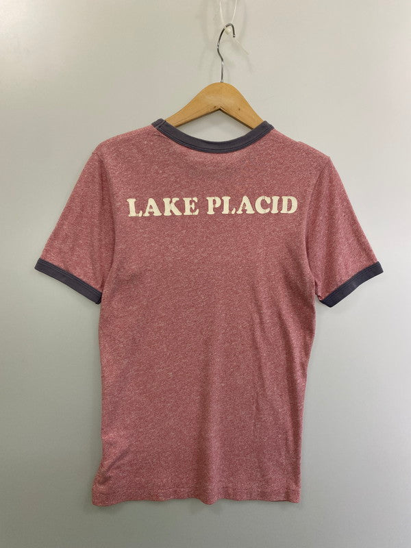 【中古品】【メンズ】 Abercrombie&Fitch アバークロンビーアンドフィッチ 80-90S RINGER TEE リンガーTシャツ トップス 146-250623-ks-16-min サイズ：S カラー：ピンク 万代Net店