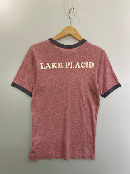 【中古品】【メンズ】 Abercrombie&Fitch アバークロンビーアンドフィッチ 80-90S RINGER TEE リンガーTシャツ トップス 146-250623-ks-16-min サイズ：S カラー：ピンク 万代Net店