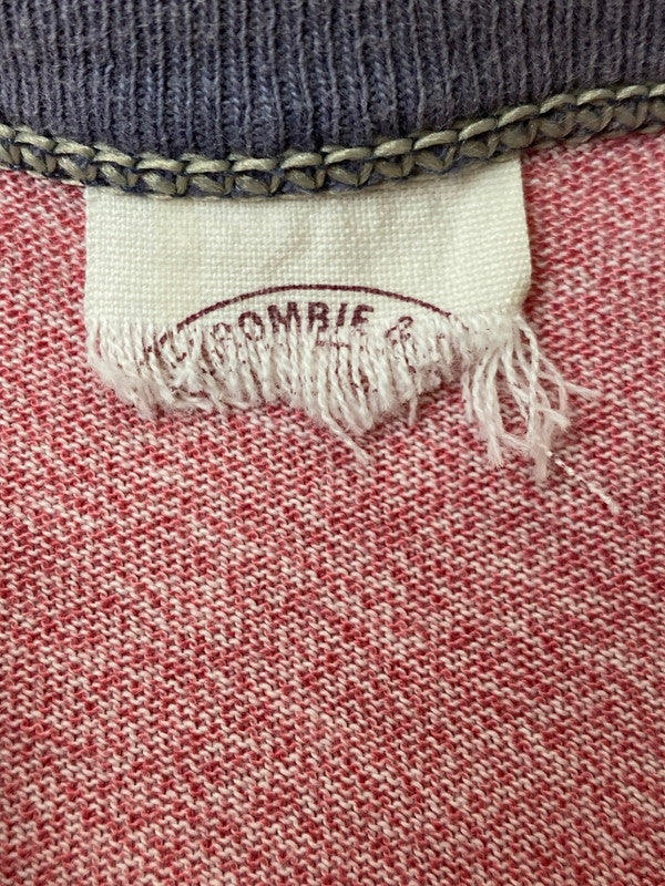 【中古品】【メンズ】 Abercrombie&Fitch アバークロンビーアンドフィッチ 80-90S RINGER TEE リンガーTシャツ トップス 146-250623-ks-16-min サイズ：S カラー：ピンク 万代Net店