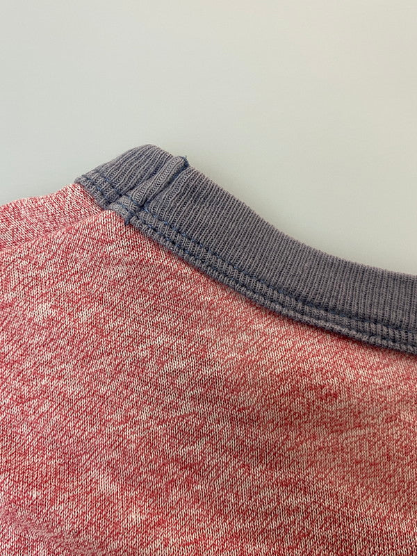 【中古品】【メンズ】 Abercrombie&Fitch アバークロンビーアンドフィッチ 80-90S RINGER TEE リンガーTシャツ トップス 146-250623-ks-16-min サイズ：S カラー：ピンク 万代Net店