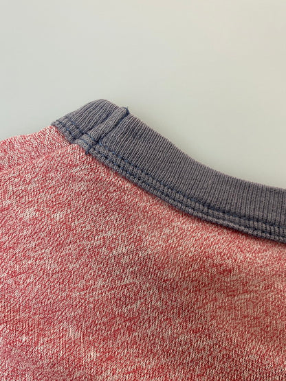 【中古品】【メンズ】 Abercrombie&Fitch アバークロンビーアンドフィッチ 80-90S RINGER TEE リンガーTシャツ トップス 146-250623-ks-16-min サイズ：S カラー：ピンク 万代Net店