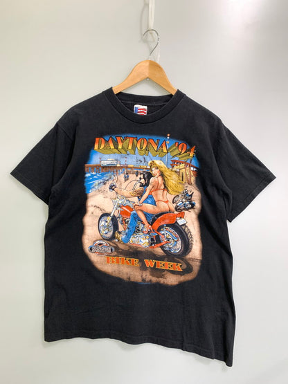 【中古品】【メンズ】 DAYTONA BIKE WEEK デイトナバイクウィーク 94 BIKER TEE Tシャツ トップス 146-250619-ks-02-min サイズ：L カラー：ブラック 万代Net店